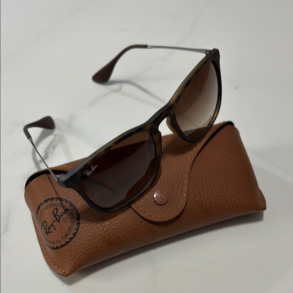 Ray-Ban Tortoise Sunglasses with Case